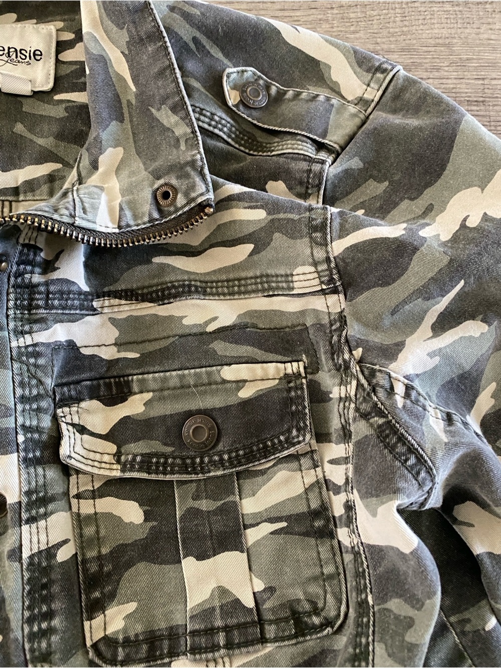 Camo Flap Pocket Jacket M - Picture 3 of 15